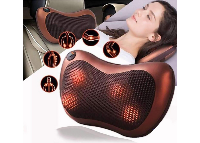 Инфракрасный роликовий массажер Massage Pillow QY-8028