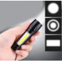 Фонарик ручной BL 511 COB usb micro charge 4814