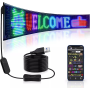 Гибкий светодиодный экран 120 × 595 мм LED Matrix Panel APP WiFi RGB