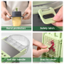 Универсальная многофункциональная терка-овощерезка Vegetable Cutter 9 в 1 THL-24-186