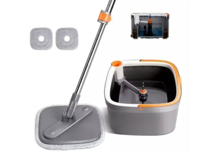 Система для уборки с ведром Mop K10 (2 насадки из микрофибры)