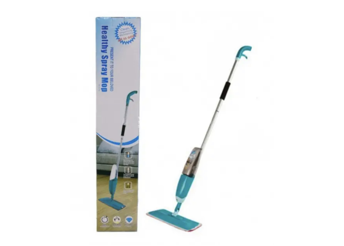 Швабра с распылителем Healthy Spray Mop Голубой