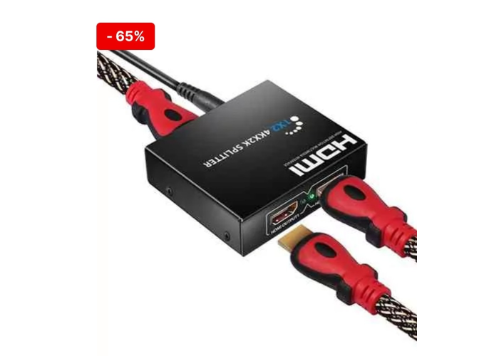 HDMI разветвитель на 2 порта HDMI SPLITTER 1 in 2