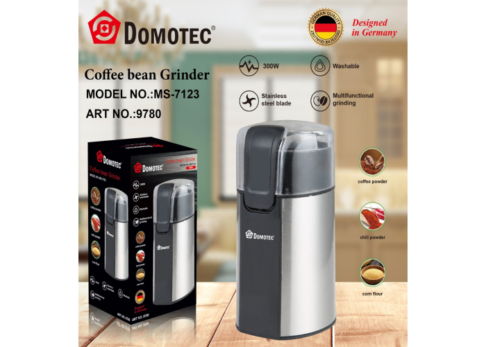 Кофемолка Domotec MS-7123, 300 Вт