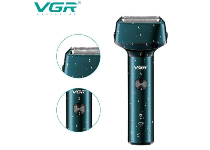 Беспроводная аккумуляторная электробритва VGR V-370