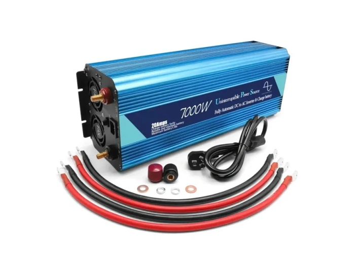 Преобразователь напряжения Power Inverter WX-7100, 7000 Вт, с функцией зарядки