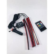 "Универсальная RGB led подсветка с микрофоном APP