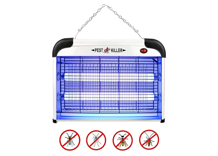 Электрическая лампа-ловушка 20 Вт для насекомых Pest Killer ZCTT-L20, от сети, 40 × 28 × 9 см