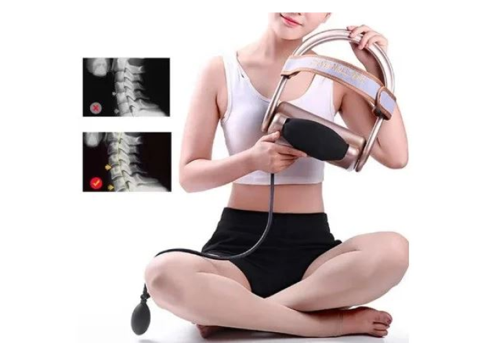 Тренажер для шейного отдела позвоночника Сervical vertebra traction массажер