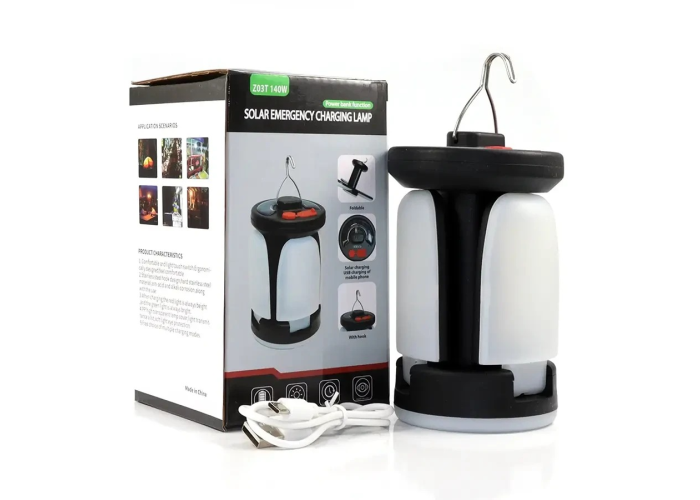 Лампа светодиодная для кемпинга 18650 micro USB Z03 140W