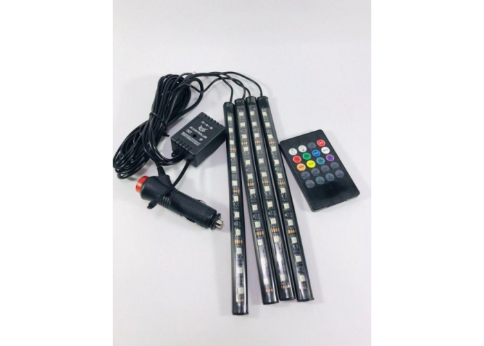 "Универсальная RGB led подсветка с микрофоном APP