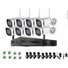 Wi-Fi комплект видеонаблюдения на 8 камер WiFi kit 8ch