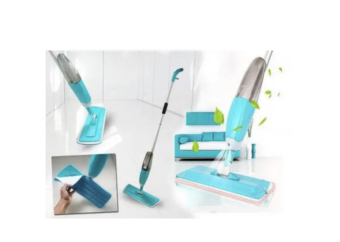 Швабра с распылителем Healthy Spray Mop Голубой