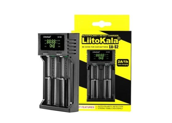 Зарядное устройство LiitoKala Lii S2, универсальное (для Li‑Ion и LiFePO4)
