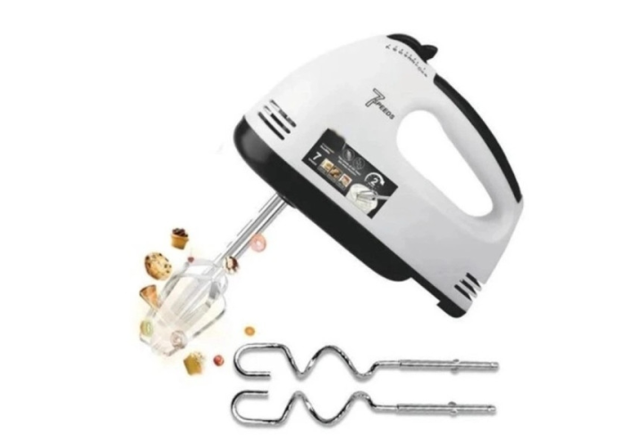 Миксер ручной Domotec MS-6633W, 400 Вт, 7 скоростей