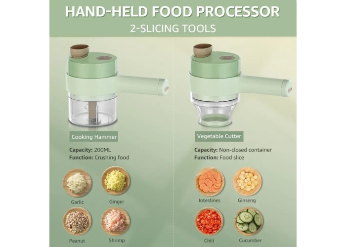 Аккумуляторная овощерезка FOOD CHOPPER Catling 2 в 1