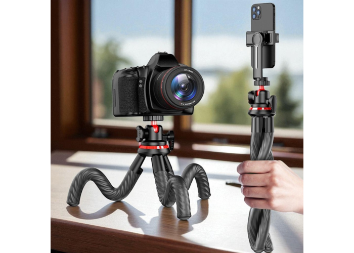 Штатив-трипод C03, гибкий, для телефона, фотоаппарата и экшн-камеры, с Bluetooth-пультом
