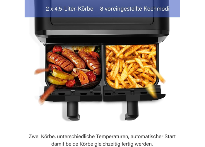 Air fryer MS-3226, 7.6 л, 4800 Вт
