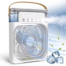 Вентилятор с водяным охлаждением Air Cooler Fan F4, с увлажнителем, подсветкой, 3 режима, таймер