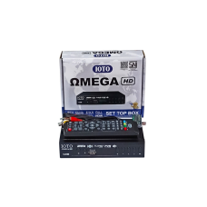 Тюнер DVB-T2 OMEGA IOTO METAL с поддержкой wi-fi адаптера (с экраном)