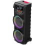 Колонка акустическая ZQS10205, 2×20 Вт, 10"×2, с беспроводным микрофоном