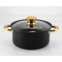 Набор посуды COOKWARE SET G-A12, 8 предметов, керамическое покрытие, кастрюли 20 и 24 см, сковорода 26 см, ковш 18 см