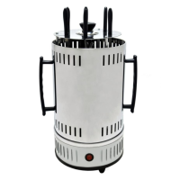 Электрошашлычница Domotec MS-7782, 1000 Вт, 6 шампуров, белая