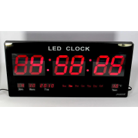Настенные часы Led с подсветкой 3615 red