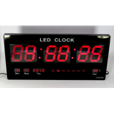 Настенные часы Led с подсветкой 3615 red