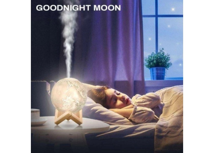 Увлажнитель воздуха ночник ЛУНА 3D Moon Lamp ультразвуковой