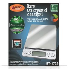 Электронные ювелирные весы BITEK BT-1729 500 г, точность 0,01 г