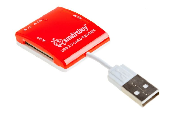 Картридер Smartbuy SBR-713-R (2 года гарантии)