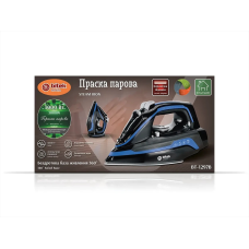 Паровой беспроводной утюг BITEK BT-1297, 3000 Вт, с керамической подошвой и базой 360°