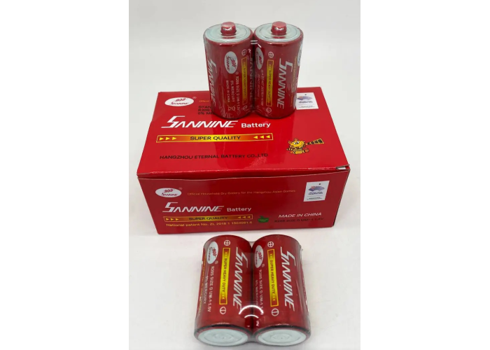 Батарейки R20 Sannine D 1.5V(Цена за уп.)