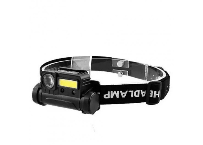 Налобный Фонарик Bailong BL-123 COB + USB CHARGE 8137