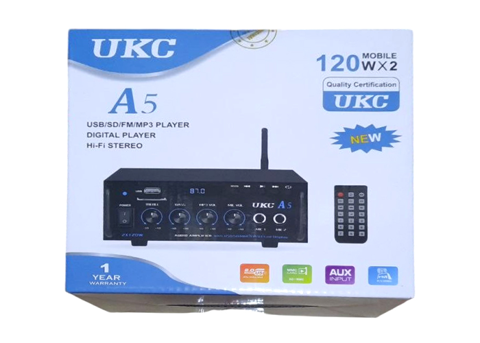 Усилитель UKC A5 USB/SD CARD/FM/AUX 2CH