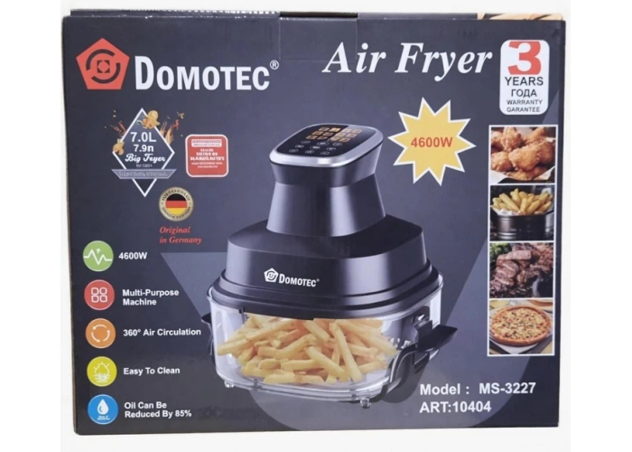 Air fryer MS-3227, 7 л, сенсорное управление