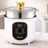 Электрическая кастрюля Domotec MS-7729, 1.8 л, 2000 Вт, с пароваркой