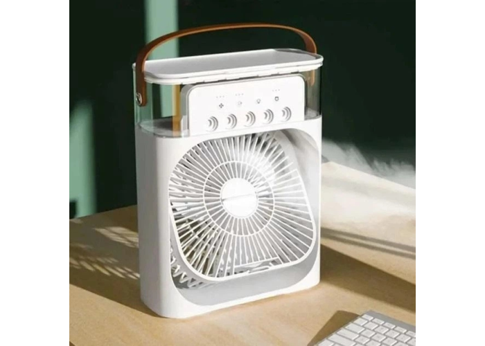 Вентилятор с водяным охлаждением Air Cooler Fan F4, с увлажнителем, подсветкой, 3 режима, таймер