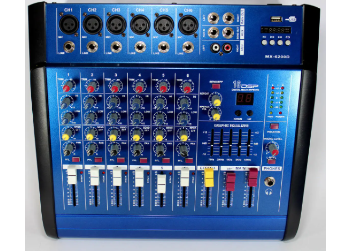 Аудио микшер Mixer BT 6300D 7ch