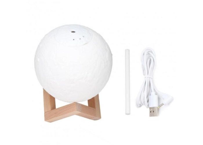Увлажнитель воздуха ночник ЛУНА 3D Moon Lamp ультразвуковой