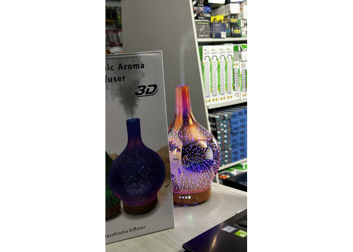 Увлажнитель воздуха в форме стеклянной вазы 7 color options