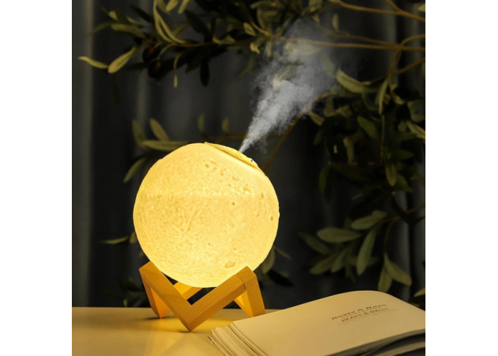 Увлажнитель воздуха ночник ЛУНА 3D Moon Lamp ультразвуковой