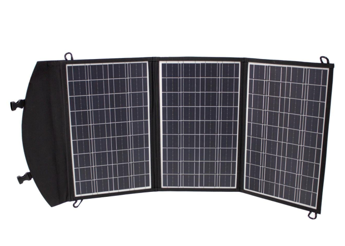 Солнечная панель складная портативная 100W, монокристаллическая, IP65