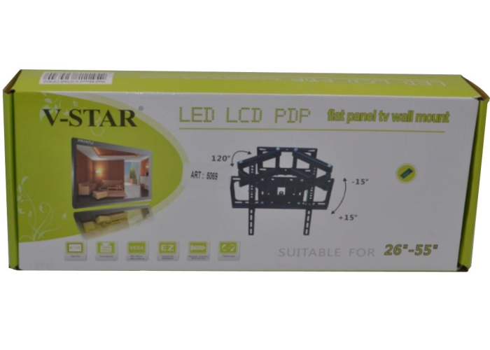 Кронштейн для телевизора CP402 с поворотом (26"-55")