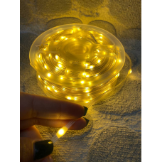 Led гирлянда уличная от сети 500 LED 50M, теплый белый THL-24-47
