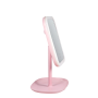 Зеркало настольное LED Makeup Mirror WD-008, аккумуляторное, сенсорное, 3 режима подсветки