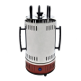 Электрошашлычница вертикальная Domotec BBQ MS‑7783, 1000 Вт, 6 шампуров, красная