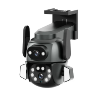 IP-камера Wi-Fi DOUL CAM Q821 APP CareCamPro, 4 МП, с двумя объективами