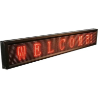 Cветодиодная Бегущая Строка LED 100*40 см, красная, уличная